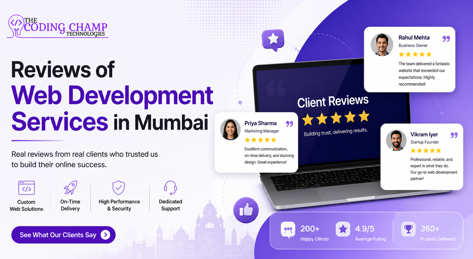 Reviews of Web Development Services in Mumbai